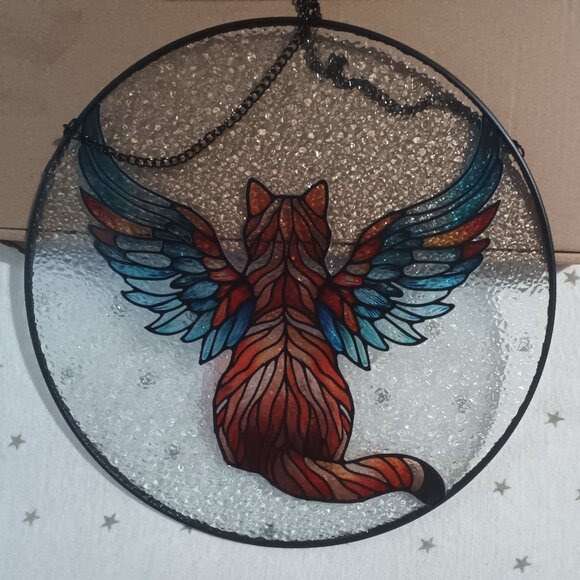 Other - NWT Angel Cat Sun Catcher 10 inches diameter